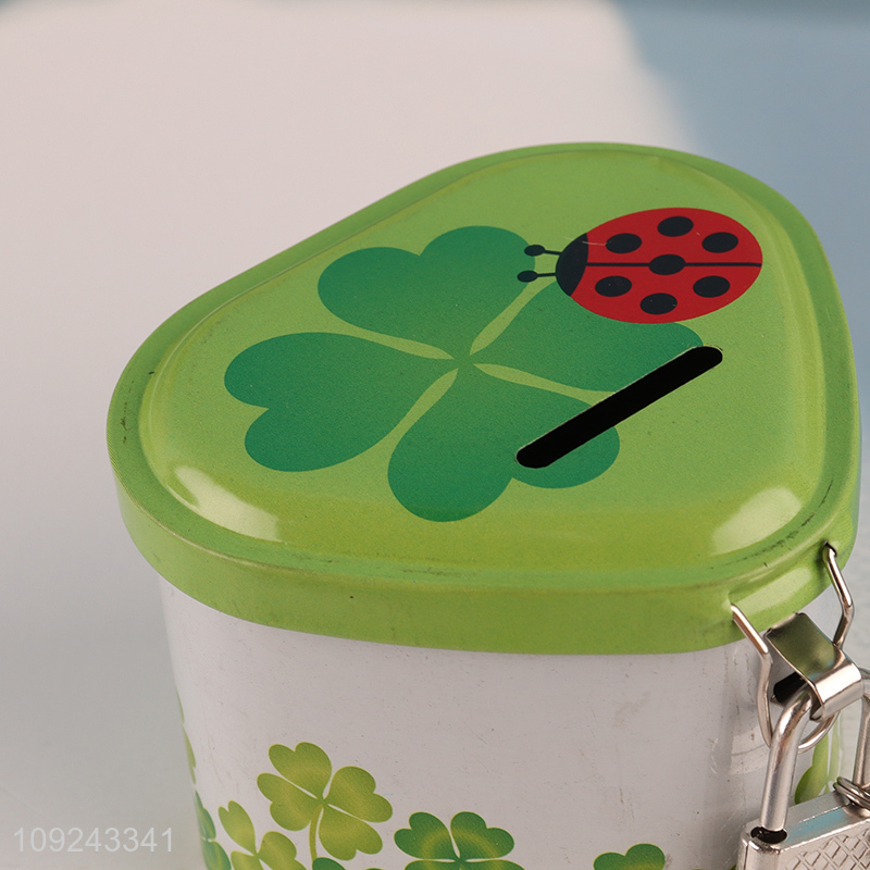 New Arrival Tin Piggy Bank Metal Money Coin Bank for Kids Chldren