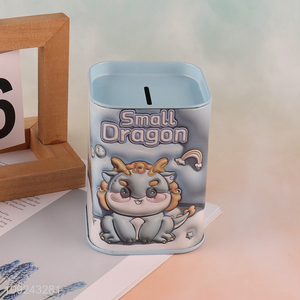 New Product Tin Piggy Bank Metal Money Coin Bank for Kids Chldren