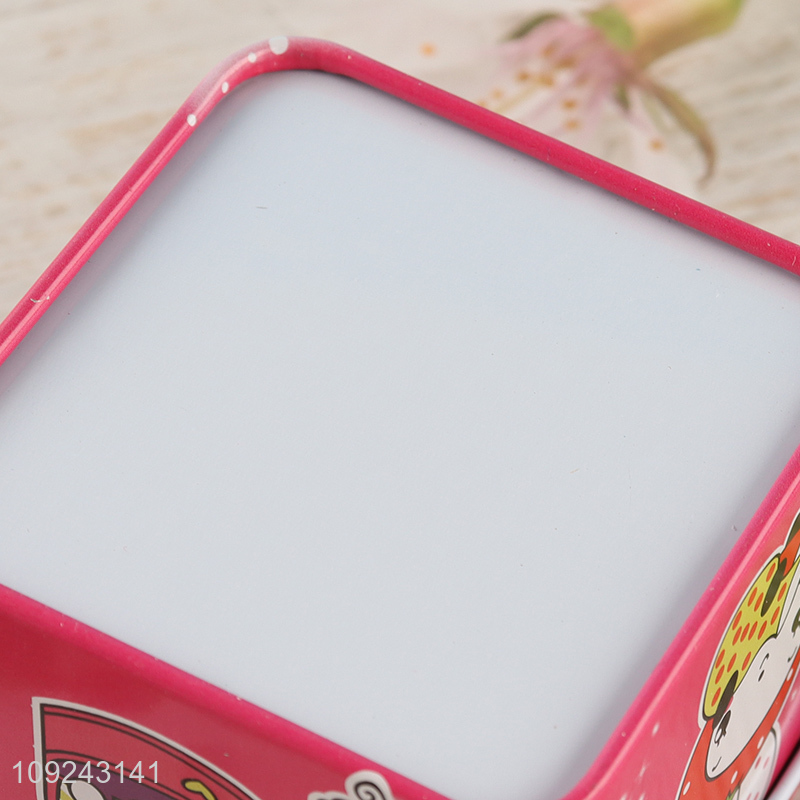 Online Wholesale Tin Piggy Bank Metal Money Box Tin Coin Bank for Kids