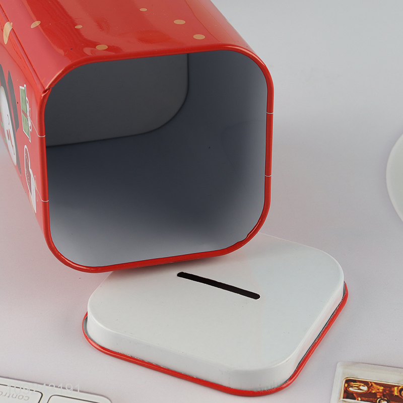 New Product Tin Money Box Tin Coin Bank Tin Piggy Bank with Lock