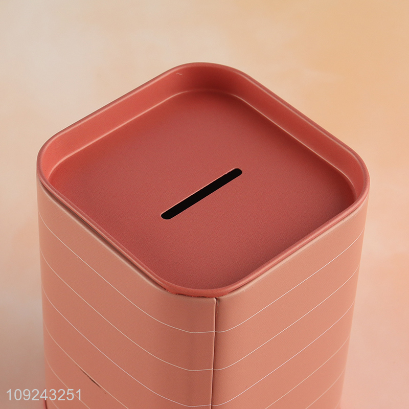 New Arrival Tin Money Box Tin Coin Bank Tin Piggy Bank with Lock