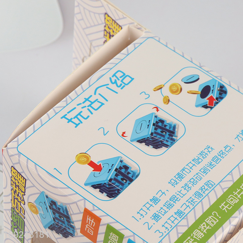 High Quality Money Maze Puzzle Educational Toy for Kids and Adults