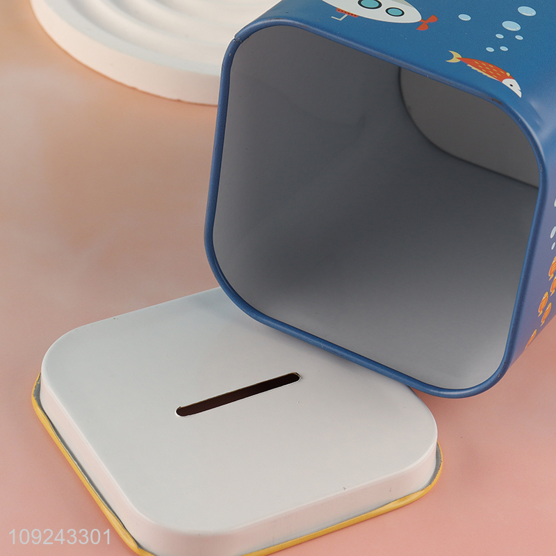 China Imports Tin Piggy Bank Tin Money Box Tin Coin Bank for Kids