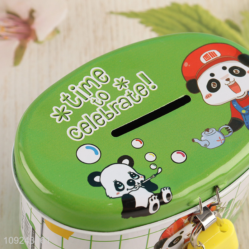 Good Quality Tin Money Box Tin Coin Bank Tin Piggy Bank with Lock
