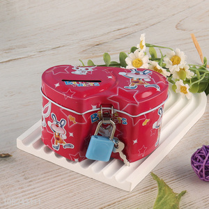 Factory Price Tin Piggy Bank Tin Money Box Tin Coin Bank for Kids