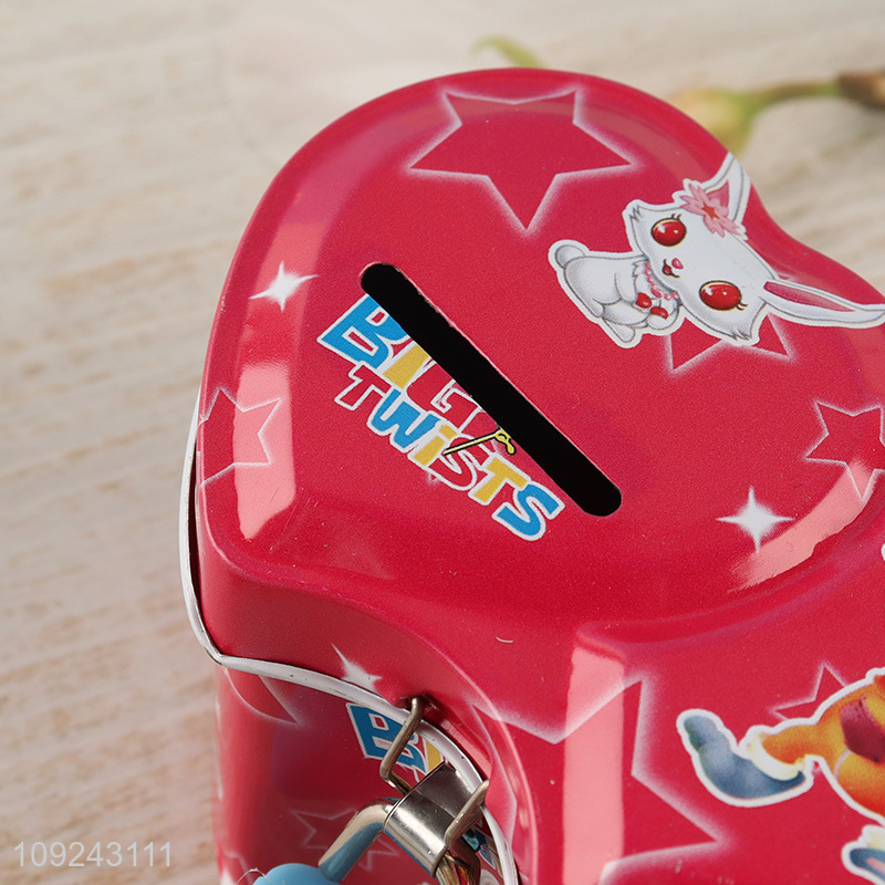 Factory Price Tin Piggy Bank Tin Money Box Tin Coin Bank for Kids