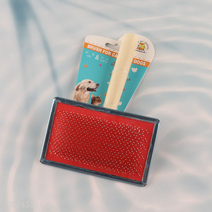 Wholesale Dog Slicker Brush Pet Grooming Brush Pet Hair Remover Tool