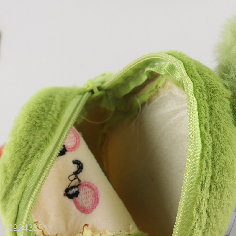 New Product Cute Plush Makeup Mirror Keychain Pocket Mirror Keychain