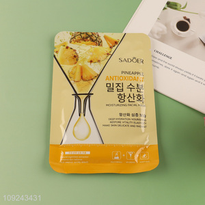New Product 25ml Pineapple Antioxidant Moisturizing Facial Mask for Facial Skin Care