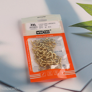 Good Quality 45PCS Screw Eye Pins Heavy Duty Self Tapping Screws Hooks