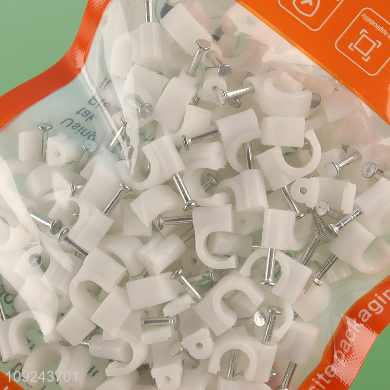 Low Price 120PCS Electric Wire Cable Clips Nail in Cable Clips for Cords