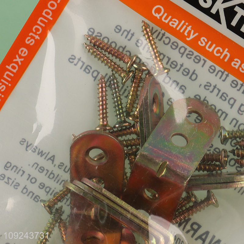 New Product 8PCS Corner Braces 90 Degree Joints Right Angle Brackets