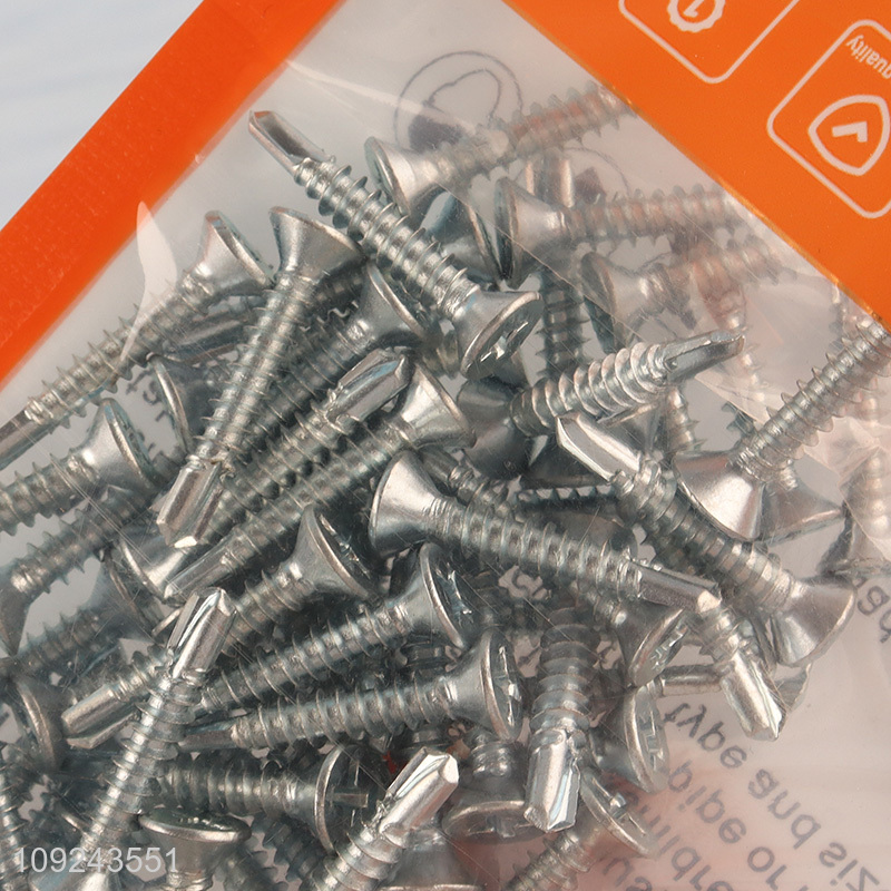 Hot Selling 60PCS Self Drilling Screws Self Tapping Screws for Metal