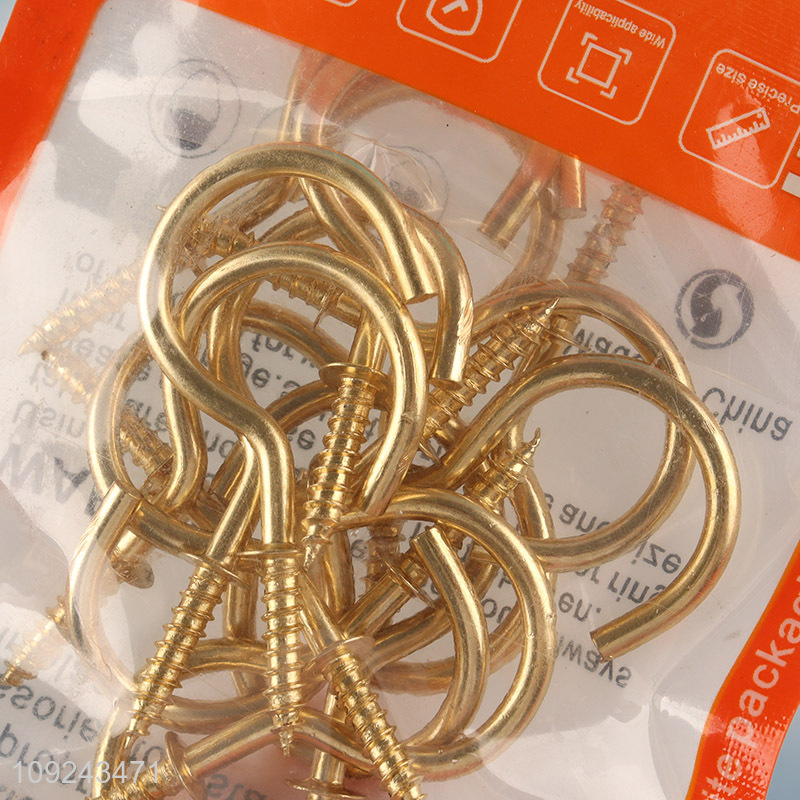 Hot Selling 15PCS Screw Eye Pins Heavy Duty Self Tapping Screws Hooks