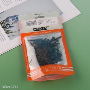 Hot Selling 80PCS Drywall Screws Flat Head Self Tapping Wood Screws