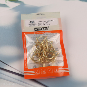 Hot Selling 15PCS Screw Eye Pins Heavy Duty Self Tapping Screws Hooks