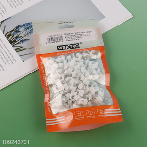 Low Price 120PCS Electric Wire Cable Clips Nail in Cable Clips for Cords