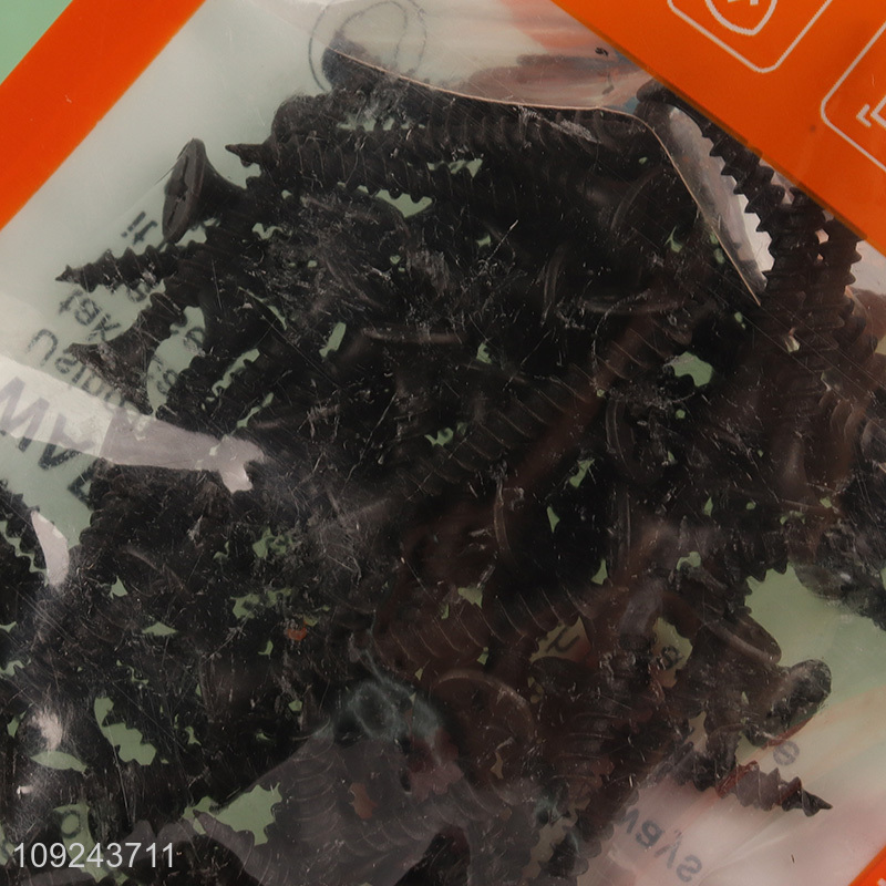 Hot Selling 80PCS Drywall Screws Flat Head Self Tapping Wood Screws