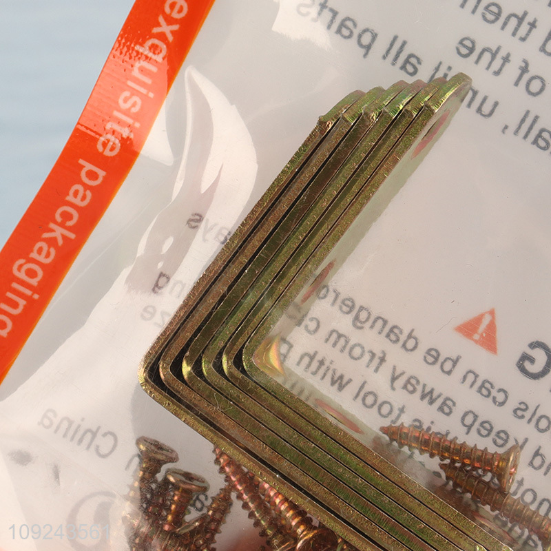 High Quality 6PCS Corner Braces 90 Degree Joints Right Angle Brackets