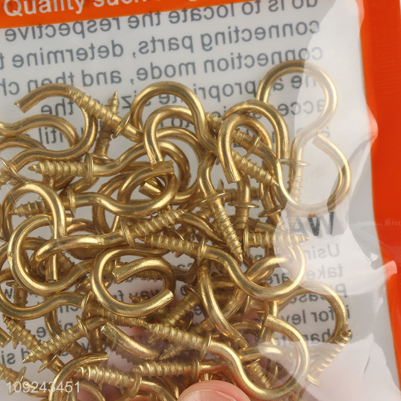 Good Quality 45PCS Screw Eye Pins Heavy Duty Self Tapping Screws Hooks