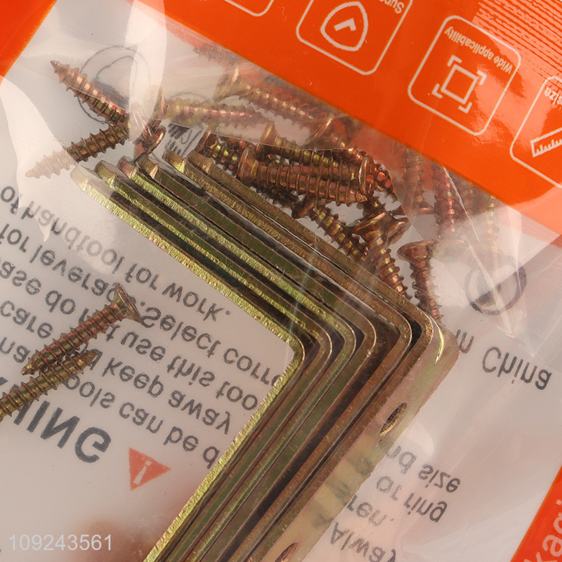 High Quality 6PCS Corner Braces 90 Degree Joints Right Angle Brackets