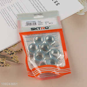 Factory Supply 8PCS Iron Hexagon Nuts Hex Hardware Nuts M16 Nut Set