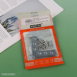 Good Quality 4PCS L Bracket Corner Braces Metal Flat Bracket Braces