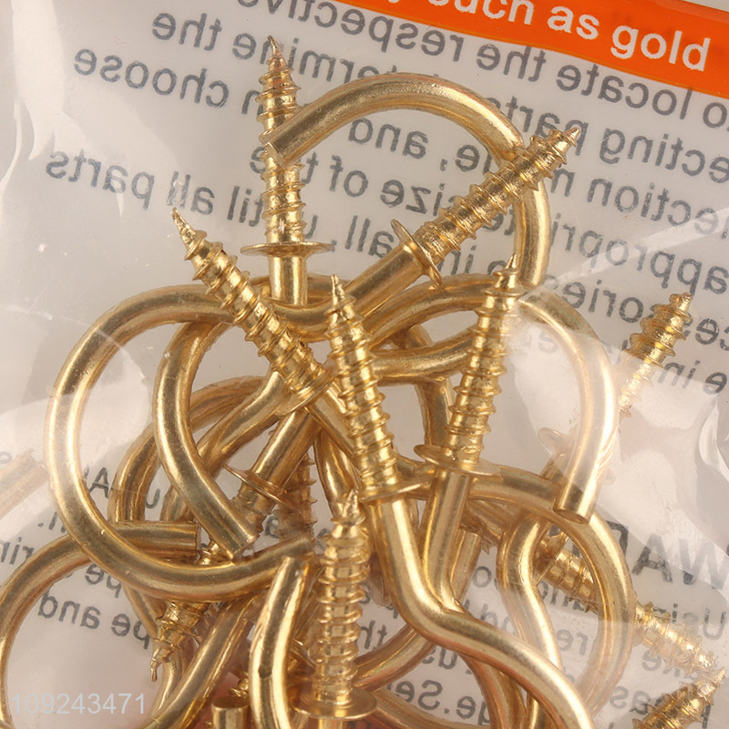 Hot Selling 15PCS Screw Eye Pins Heavy Duty Self Tapping Screws Hooks