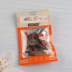 New Arrival 10PCS Metal Alligator Clips Crocodile Electrical Test Clamps