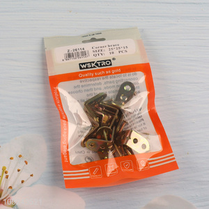 Factory Supply 10PCS Corner Braces 90 Degree Joints Right Angle Brackets