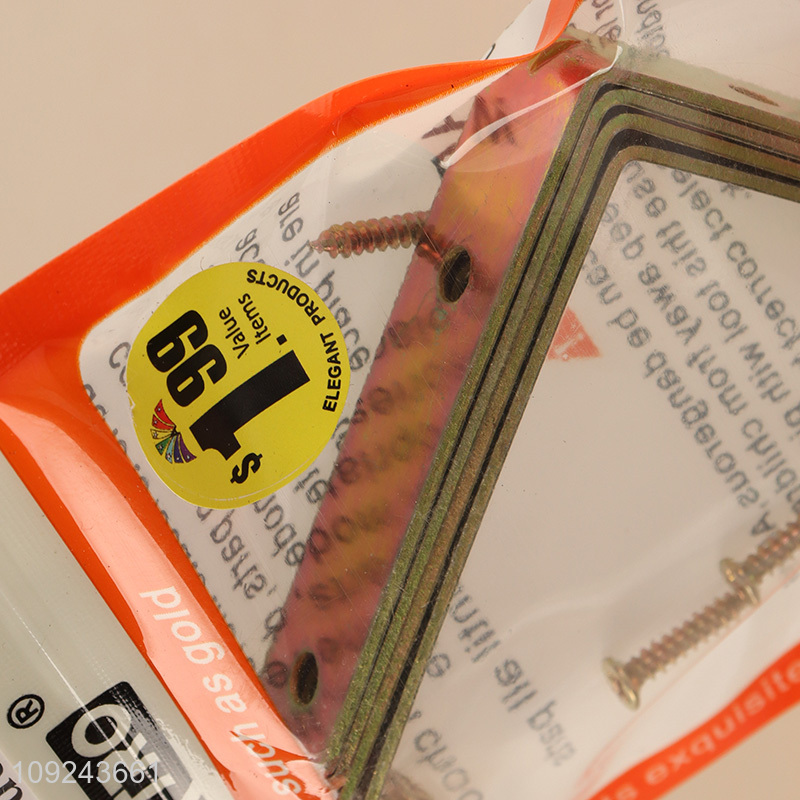 Factory Price 4PCS Corner Braces 90 Degree Joints Right Angle Brackets