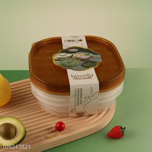 China Imports Food Storage Container 4-Compartment BPA Free Plastic Meal Pre Container