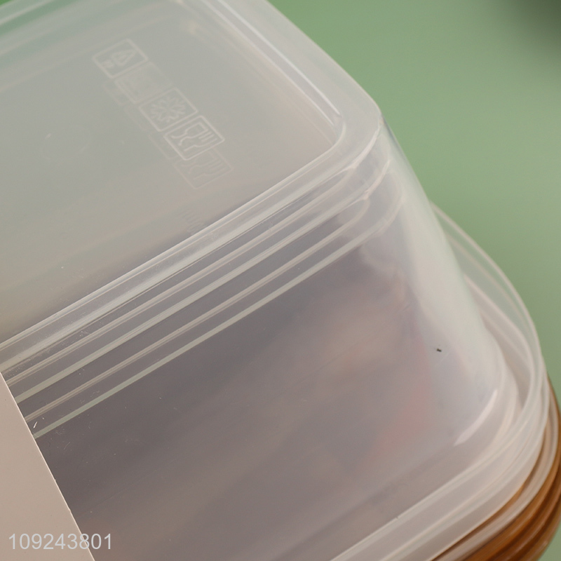 New Product 3 Pieces Food Storage Containers BPA Free Plastic Fruit Storage Containers