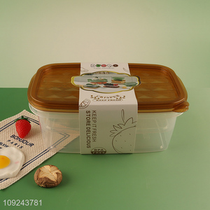 Hot Selling 2 Pieces Fruit Storage Containers Reusable Plastic Food Storage Containers