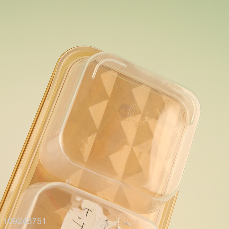 Online Wholesale Food Storage Container 3-Compartment BPA Free Plastic Meal Pre Container