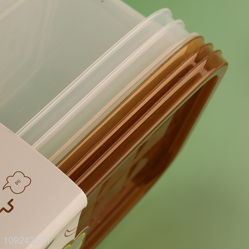 New Product 3 Pieces Food Storage Containers BPA Free Plastic Fruit Storage Containers