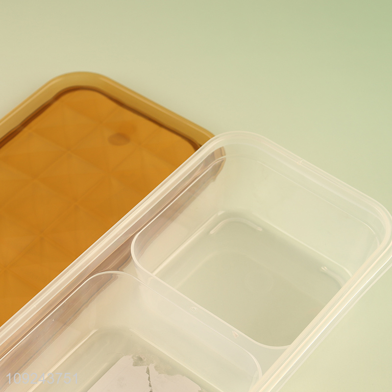 Online Wholesale Food Storage Container 3-Compartment BPA Free Plastic Meal Pre Container