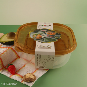 Online Wholesale 3 Pieces Fruit Storage Containers Reusable Plastic Food Storage Containers