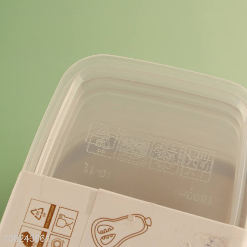 New Arrival 3 Pieces Food Storage Containers BPA Free Plastic Fruit Storage Containers