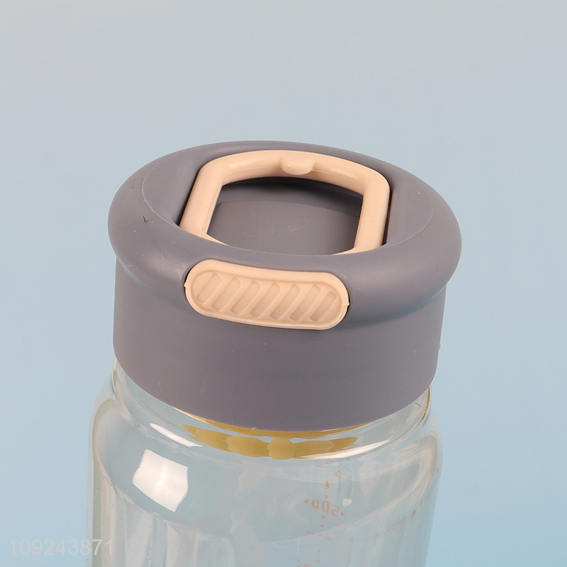 China products portable 700ml plastic water bottle drinking bottle with handle