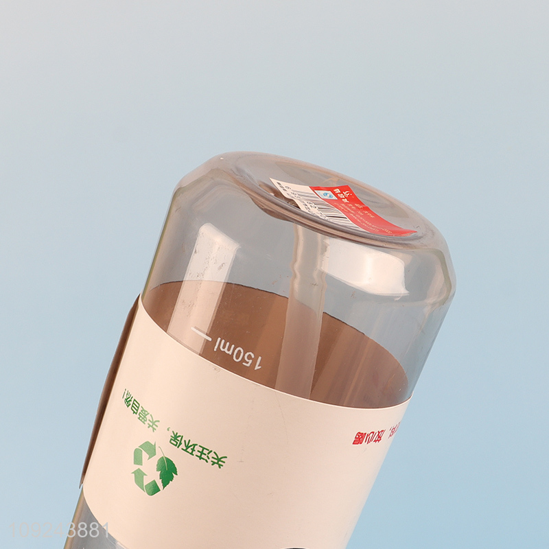Top selling portable 600ml water bottle drinking bottle with straw