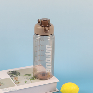 China supplier large capacity clear plastic 1000ml water bottle drinking bottle