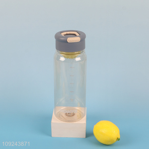 China products portable 700ml plastic water bottle drinking bottle with handle