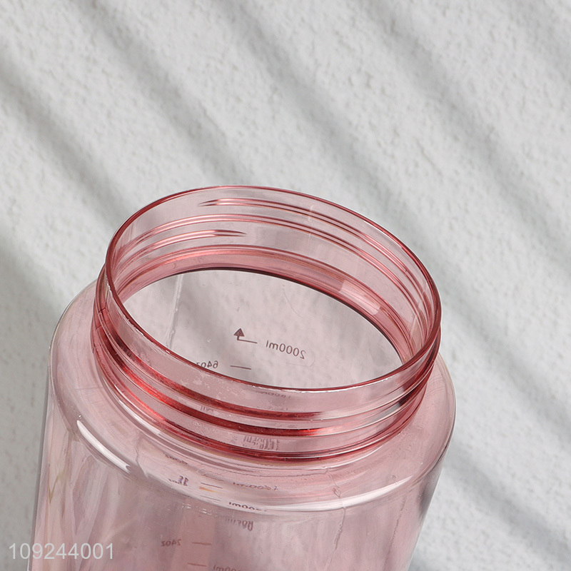 China factory portable 800ml plastic water bottle drinking bottle with handle