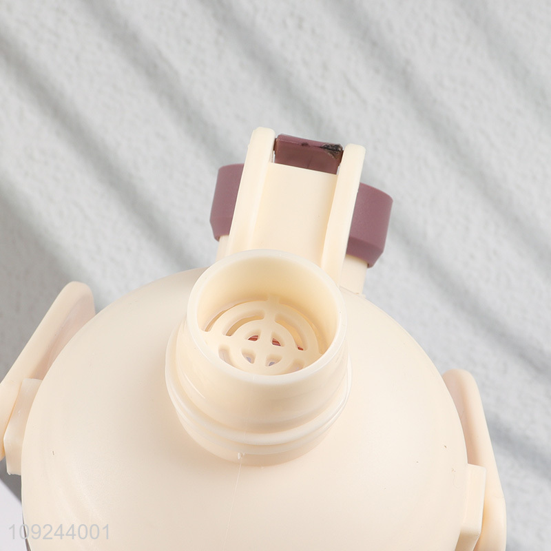 China factory portable 800ml plastic water bottle drinking bottle with handle