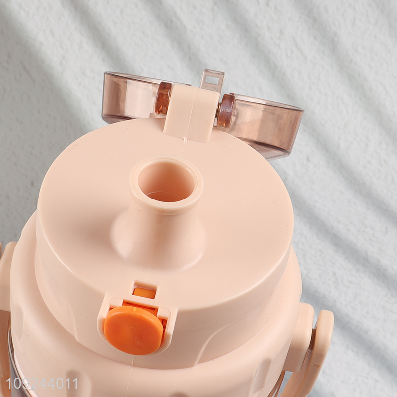 Best sale plastic 2000ml water bottle drinking bottle with straw