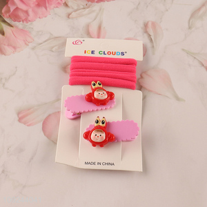 Hot Selling Hair Ties And Hair Clips Set Hair Accessories for Kids