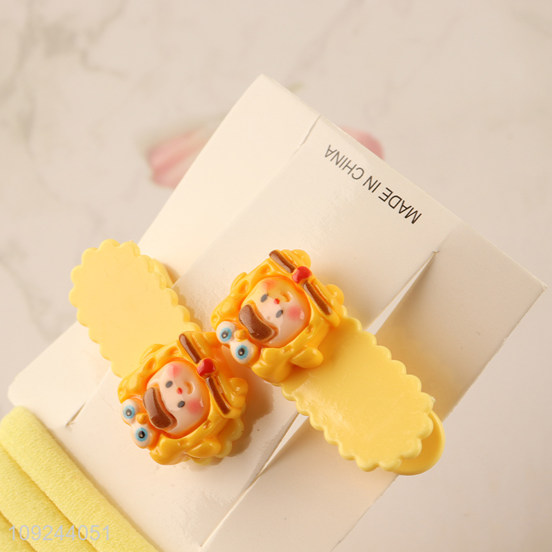 Wholesale Hair Ties And Hair Clips Set Cute Hair Accessories for Girls