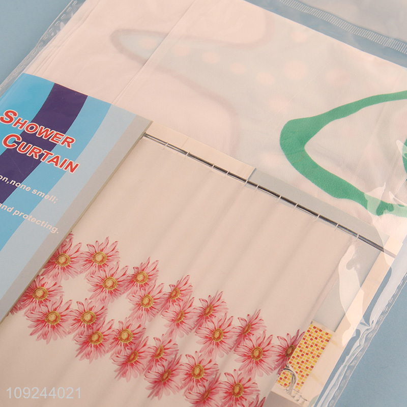 Good Quality 180X180Cm Peva Shower Curtain Waterproof Shower Curtain Wholesale