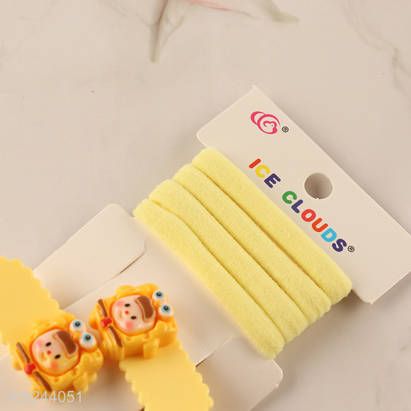 Wholesale Hair Ties And Hair Clips Set Cute Hair Accessories for Girls